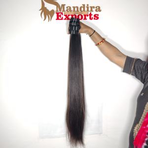 100% extensions de cheveux longs droits indiens bruts vendeurs bon marché cheveux humains vierges à cuticule alignée de temple style de vague profonde lâche - Product Image 5