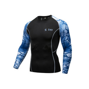 OEM Service Premium Quality Eco-Friendly Customized Colors MMA Rash Guards Full Sleeve <b>Custom</b> Logo Daily Use 100% Polyester - Product Image 1