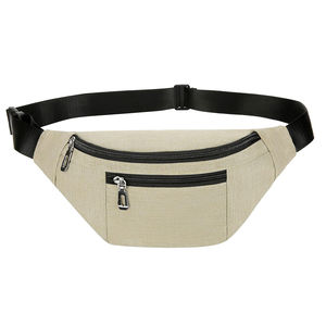 Sac banane de sport personnalisé de haute qualité pour unisexe, sac banane à fermeture éclair, sac banane imperméable en nylon pour les voyages, la marche, la course à pied - Product Image 1