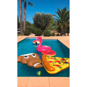 แพยางรูปพิซซ่าสำหรับเล่นกีฬาทางน้ำและใช้ในสระว่ายน้ำ - Product Image 2