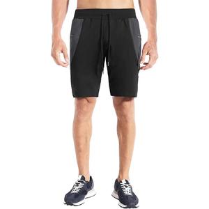 Vente en gros de shorts d'entraînement doublés en polaire pour hommes 100% coton, motif solide, coupe confortable pour le fitness, le sport, tenue décontractée avec patch logo - Product Image 4