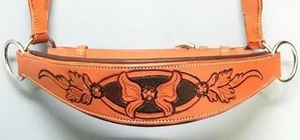 Vente en gros de qualité supérieure en cuir d'équitation personnalisé tirette latérale faite à la main de l'Ouest avec sculpture de couleur - Product Image 5