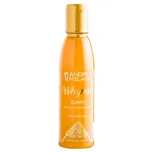 Made in Italy Curry Cream Flavoured Glazes 150 Ml Plastic Bottle Balsamic Vinegar for seasonings