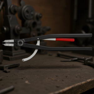 Pinzas de retención Knipex con recubrimiento de polvo negro y dispositivo de bloqueo para anillos de retención internos en orificios. - Product Image 3