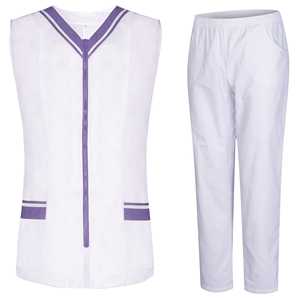Uniforme Médico para Mujer MISEMIYA 818-8312B BLANCO Hecho en Sri Lanka - Product Image 2