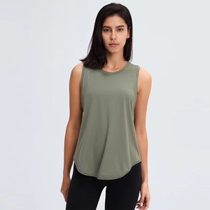 เสื้อกล้ามผู้หญิงแบบลำลองสีทึบเสื้อถักโลโก้ด้านหน้าขนาดพลัสไซส์ผ้าโพลีเอสเตอร์น้ำหนักเบาประดับลูกปัดสำหรับใช้ในชีวิตประจำวัน - Product Image 4