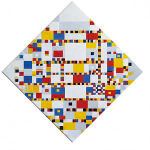 Victory Boogie Woogie, style moderne, design nature morte 1944 - Product Image 1