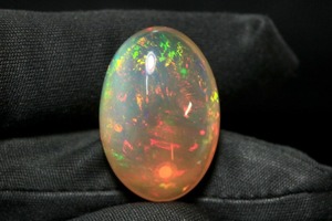 Genuine Natural Ethiopian Welo Opal Cabochon Rare Opal <b>Stone</b>, 25.50 CT Crystal Opal Gemstone for Jewelry October Birthstone - Product Image 5