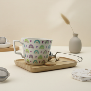 Juego de Tazas de Cerámica al por Mayor 3460467Set-0.32, Estilo Nórdico, Tazas de Café con Infusor para Té, para Exportación - Product Image 6