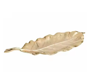 Unique Restaurant <b>Serving</b> <b>Trays</b> for Home Wedding Party <b>Serving</b> Dish Decor <b>Gold</b> Color Modern Design Metal <b>Serving</b> <b>Trays</b> - Product Image 1