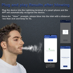 Mini xách tay rượu Tester với Bluetooth 5.0 hỗ trợ app điều khiển cho an toàn cá nhân sử dụng - Product Image 6