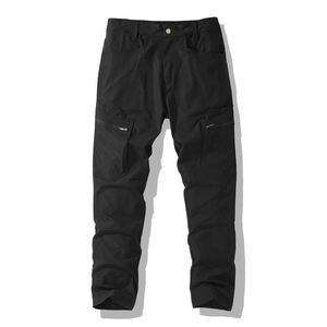 Pantalones Cargo de algodón informales de otoño para hombre, ropa de calle frontal plana con bolsillo de tela Oxford, senderismo, nueva venta al por mayor - Product Image 5