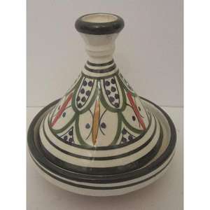 Tajine marocain authentique fait main en céramique, pot de cuisson traditionnel pour four et cuisinière, résistant à la chaleur, écologique pour cuisines - Product Image 1