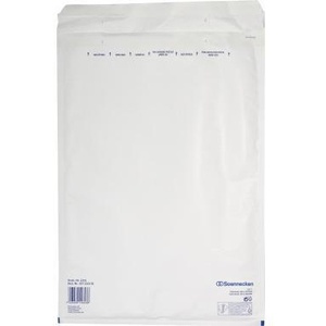 Sobres de Papel Kraft Blanco SOENNECKEN K/7, Paquete de 50 Unidades con Cierre Autoadhesivo, Sobres Acolchados - Product Image 1