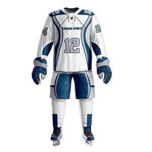 Nuevos adultos usan cómodo uniforme de hockey sobre hielo impresión por sublimación ropa deportiva uniforme de hockey sobre hielo - Product Image 2