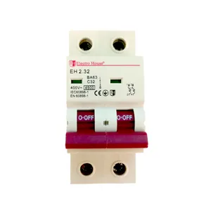 Miniature Circuit Breaker MCB 1P 2P 3P 32A 4.5kA For Overload Protection C32 Mini Circuit Breaker