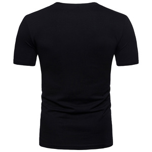 เสื้อยืดแขนสั้นทรงหลวมสำหรับผู้ชาย,เสื้อยืดแฟชั่นสไตล์ลำลองกีฬาสีเข้าชุดสำหรับฤดูร้อนสินค้าใหม่ปี2022 - Product Image 3