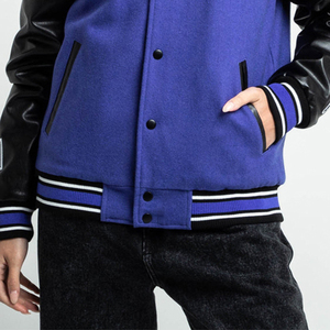 Chaqueta Universitaria de Mujer de la Mejor Calidad, Chaqueta de Invierno de Lana con Mangas de Cuero de Primera Calidad, Bordado de Chenilla, Chaqueta Universitaria de Baloncesto - Product Image 5