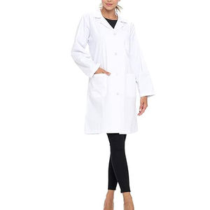 Blouse de laboratoire blanche du service OEM blouse d'hôpital en coton et polyester pour les sciences médicales uniforme d'infirmière pour hommes et femmes - Product Image 4