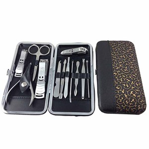 12-Piece Professional Manicure Pedicure Set Top Design Alta Qualidade Prego Suprimentos Tool Kit para Baby Care - Product Image 2
