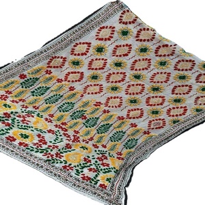 Phulkari Dupatta สำหรับผู้หญิง,สไตล์หนักมีเอกลักษณ์ทำด้วยมือเธรดทั้งหมดทำงาน Dupatta - Product Image 1