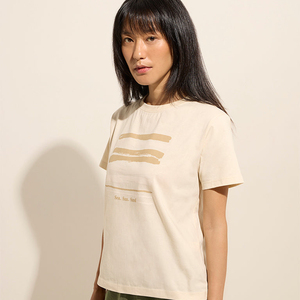 เสื้อยืดแขนสั้นผ้าคอตตอนปักเลื่อมกระดุมปัก/พิมพ์ลายขนาดใหญ่พิเศษสำหรับผู้หญิง2025ออกแบบได้ตามต้องการ - Product Image 1