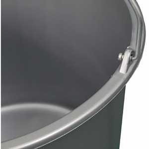 GRIPLINE D 20L Grey <b>Plastic</b> Construction <b>Bucket</b> - Product Image 3