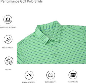 Vente en gros de polo de golf d'équipe personnalisé pour hommes T-shirts à manches courtes décontractés et solides pour l'équitation Logo personnalisé imprimé - Product Image 5