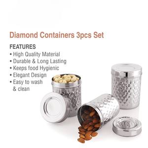 Juego de Recipientes Cilíndricos de Acero Inoxidable con Textura Dorada, Modernos, de Lujo, Herméticos, Aptos para Lavavajillas, Portátiles - Product Image 6