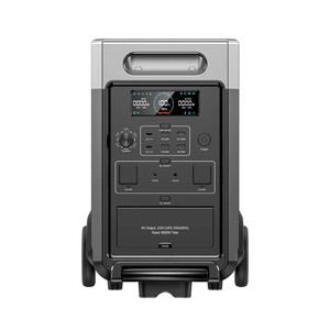 Générateur solaire portable AFERIY, station d'alimentation 5000W, onde sinusoïdale pure, batterie LiFePO4 avec roues, ports Type C pour utilisation en extérieur, US - Product Image 4