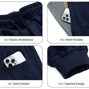 Nouveauté - Survêtement d'hiver pour homme grande taille, uni, de haute qualité, en polyester/coton, fabriqué au Pakistan - Product Image 4