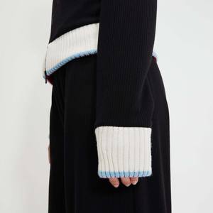 Conjunto de chándal de Patsy para mujer de 2 piezas en negro/blanco de longitud completa, conjunto de chándal y pantalones de chándal transpirables personalizados, conjunto de chándal para mujer - Product Image 4