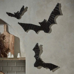 Haute qualité Vietnam fait à la main rotin chauve-souris Halloween fête décoration écologique en gros - Product Image 5