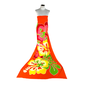 เครื่องประดับผ้าเรยอนแบบชิ้นเดียวสำหรับชายหาดผ้าโสร่งสีกว้างลายดอกไม้ทำจาก100% หรูหรา - Product Image 2