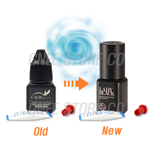 Lash Glue Lady Black Glue 5ml para extensiones de pestañas Professional Sky Eyelash Glue Hecho en Corea para la venta Buena calidad - Product Image 1