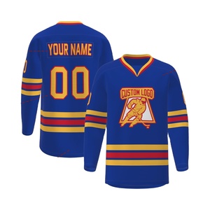 Maillot et chaussettes de hockey sur glace avec logo personnalisé professionnel pour hommes unisexe confortable - Product Image 2