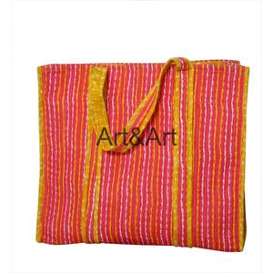 Bolsos Tote Pequeños Personalizados de Moda Vintage para Mujer, Bolso de Hombro con Estampado a Mano para Compras de Verano, Bolso de Diseñador Acolchado - Product Image 5
