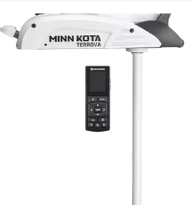 Nouveau Minns Kota Riptide Instinct Quest 90/115 Lb. Télécommande sans fil blanche scellée en usine pour kayak extérieur, axe de 72 pouces - Product Image 1