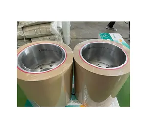 Penjualan termurah kualitas asli De- husking kulit Aluminium 12 inci tanpa 5 gulungan karet untuk mesin penggilingan beras