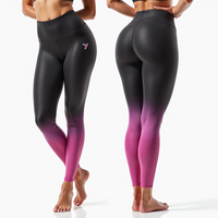 Pantalon de jogging de sport pour femme à taille haute, compression sans couture, séchage rapide, imprimé, pour le yoga et l'entraînement