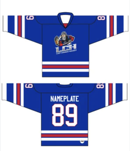 Maillots de hockey personnalisés avec broderie complète Vêtements de hockey sur glace personnalisables par sublimation - Product Image 1