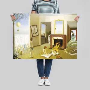 Póster de estilo moderno 'Entre los agujeros de la memoria' para decoración de pared - Product Image 4