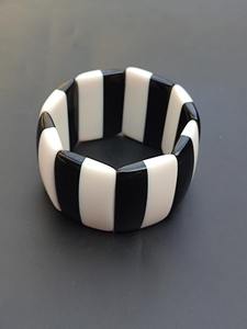 Date Bracelet Vintage Coloré Résine Bracelet Charme Femmes Léopard Acrylique Bracelet Bijoux C En Forme De Bracelet En Plastique pour Les Filles - Product Image 5