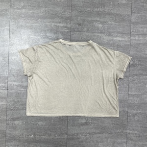 T-shirt Oversize Boxy in Cotone 100% Personalizzata con Stampa DTG, Collo e Polsini a Taglio Vivo, Lavaggio Acido Effetto Usurato - Product Image 3