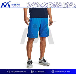 Pantalones cortos de gimnasio cómodos: tela suave, transpirable y de secado rápido con cintura elástica, diseño duradero - Product Image 4