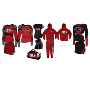 Uniforme de Animadoras de Talla Grande para Práctica, Diseño Más Reciente y Más Vendido - Product Image 1