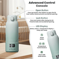 Chauffe-biberon portable pour bébé 100 ℃   Chauffe-biberon nomade Mom Cozy pour bouteille d'eau, idéal pour les voyages, sans adaptateur