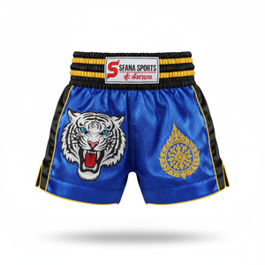 Pantalones Cortos de Muay Thai y Kickboxing para Hombre SFANA SPORTS, 180g, Tela Suave de Secado Rápido y Duradera para MMA, Boxeo y Gimnasio - Product Image 5