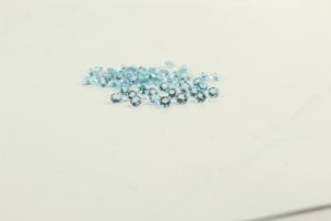 TOP 2,50 MM Aguamarina Piedra preciosa de corte redondo-Gemas calibradas de Aguamarina natural para joyería - Product Image 3