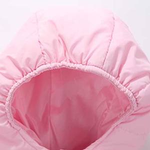 Chaqueta acolchada con capucha rosa para niños, abrigo cálido de invierno con logotipo personalizado, ropa de abrigo para niñas pequeñas, ropa para clima frío - Product Image 4